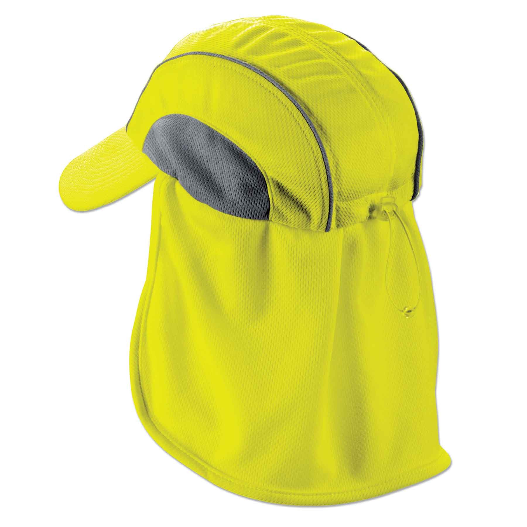 Ergodyne Chill-Its High-Performance Hat with Neck Shade, Lime