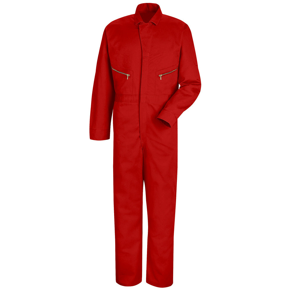Red Kap Zip-Front Cotton Coverall CC18 - Red