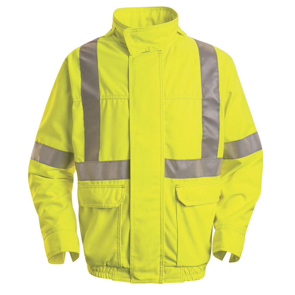 Red Kap Hi-Visibility Bomber - Class 2 Level 2 JY38 - Fluorescent Yell