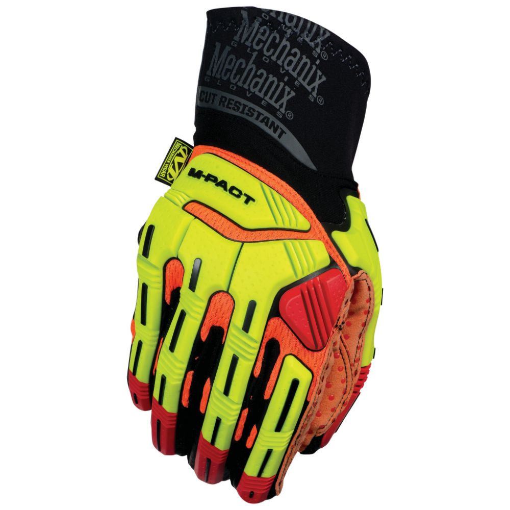 Mechanix Wear M-Pact XPLOR D4 Gloves - Hi-Viz Yellow, Large