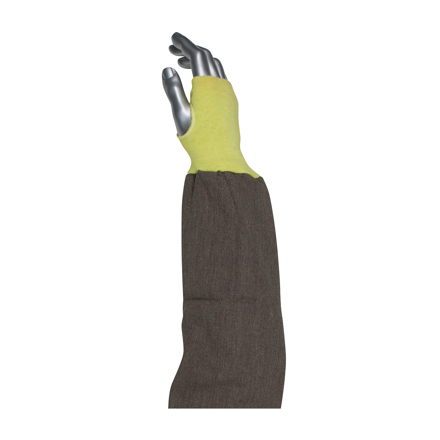 PRODUCTS: DuPont™ Kevlar® Knit A3 Cut-Resistant 18 Inch Sleeves with Thumb  Slot, Yellow