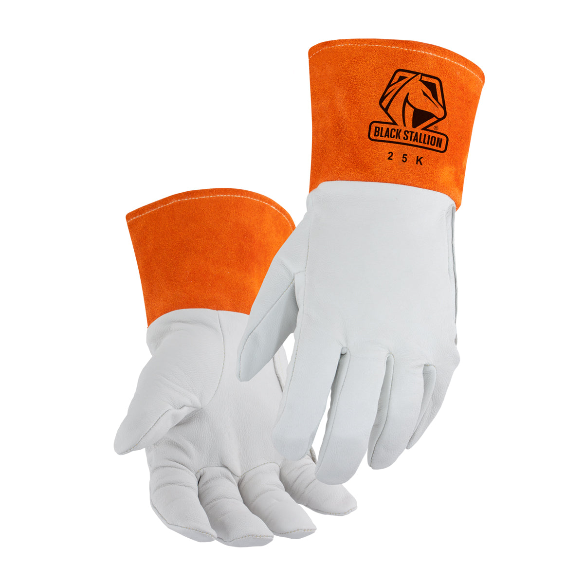 Grain Kidskin - Long Cuff Tig Welding Gloves - 25K
