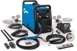 Miller Multimatic 220 AC/DC 110 - 240 Volts Single AC/DC Multi-Process Welder With Wireless Foot Pedal