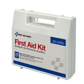 Acme-United Corporation White Plastic Portable Or Wall Mount 25 Person First Aid Kit