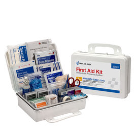 Acme-United Corporation White Plastic Portable Or Wall Mount 25 Person First Aid Kit