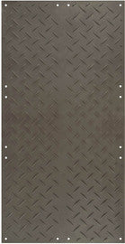 Checkers™ 4' X 8' Black HDPE VersaMAT® Floor Mat