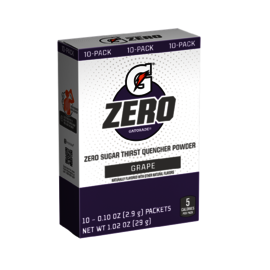 Gatorade® 1 Ounce Flavor Zero Powder Concentrate Package Zero Sugar Electrolyte Drink (120 Units Per Case)