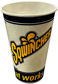 Sqwincher® 12 Ounce White Waxed Paper Cups (100 Cups Per Tube)