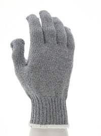 Memphis Glove Gray Large Cotton/Polyester General Purpose Gloves With Knit Wrist Cuff