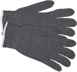 Memphis Glove Gray Small Cotton/Polyester General Purpose Gloves With Knit Wrist Cuff