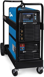 Miller Maxstar 400 TIG Welder With 208 - 600 Input Voltage, 400 Amp Max Output, QuietPulse Noise Reduction, Auto-Line Technology, Runner Cart And Accessory Package