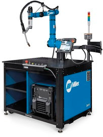 Miller Copilot Auto Deltaweld 500 3 Phase Air-Cooled Automation Welding System With 575 Input Voltage, 650 Amp Max Output, Touch Sensing Detection, TOUGH GUN CA3 Robotic MIG Gun And Strong Hand Tools Kit