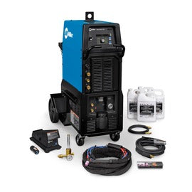 Miller Syncrowave 400 TIG Welder With 208 - 480 Input Voltage, 400 Amp Max Output, Pro-Set Technology, Wireless Foot Control, Running Gear And Accessory Package