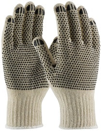 Protective Industrial Products Natural Large Cotton/Polyester General Purpose Gloves Knit Wrist