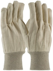 Protective Industrial Products Natural Canvas General Purpose Gloves Knit Wrist