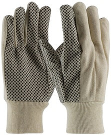 Protective Industrial Products Natural Canvas General Purpose Gloves Knit Wrist