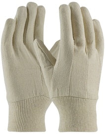 RADNOR™ White Women's 8 oz Canvas General Purpose Gloves Knit Wrist