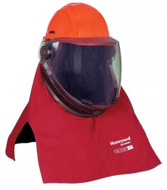 Honeywell Salisbury PrismShield Plus Clear And Red Glen Raven GlenGuard Arc Flash Lift Front Face Shield With 13" X 22 1/2" Lens