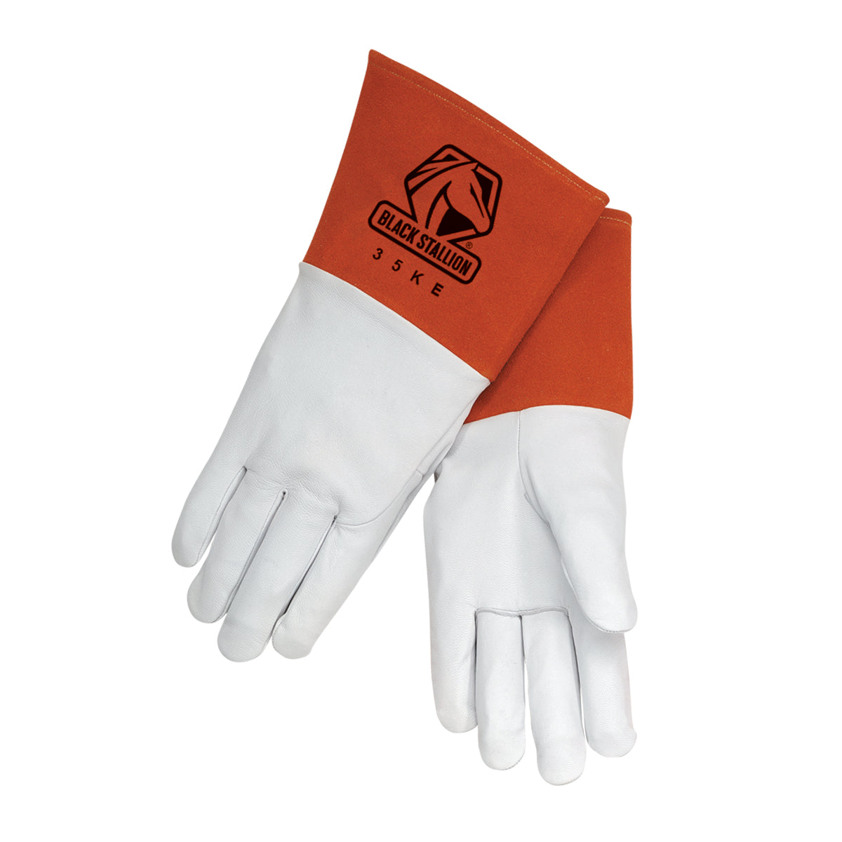 Grain Kidskin - Long Cuff Tig Welding Gloves - 35KE