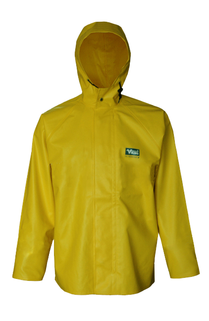 Viking Journeyman Pvc Hooded Jacket Yellow