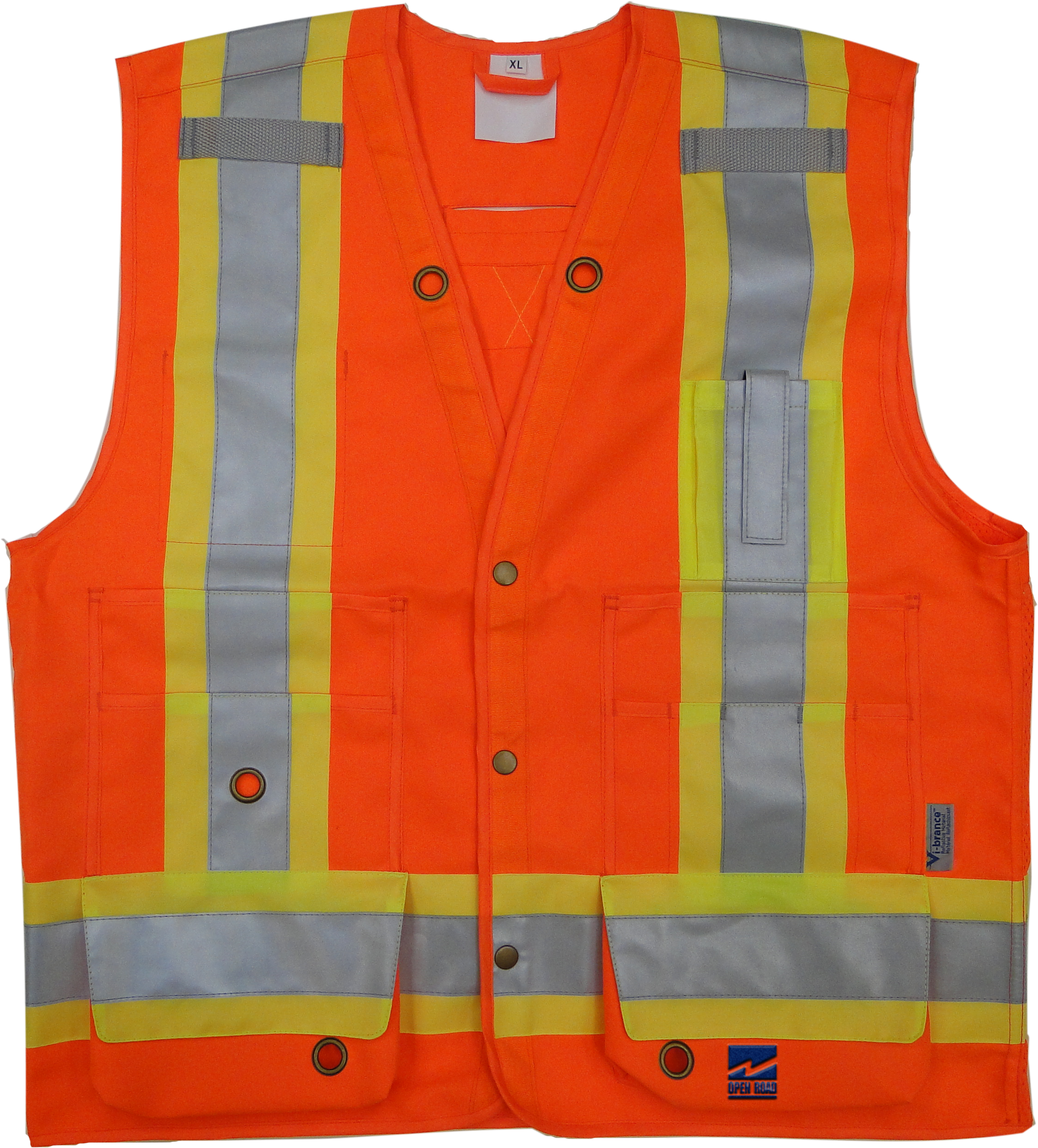 Open Road Surveyor Safety Vest Orange