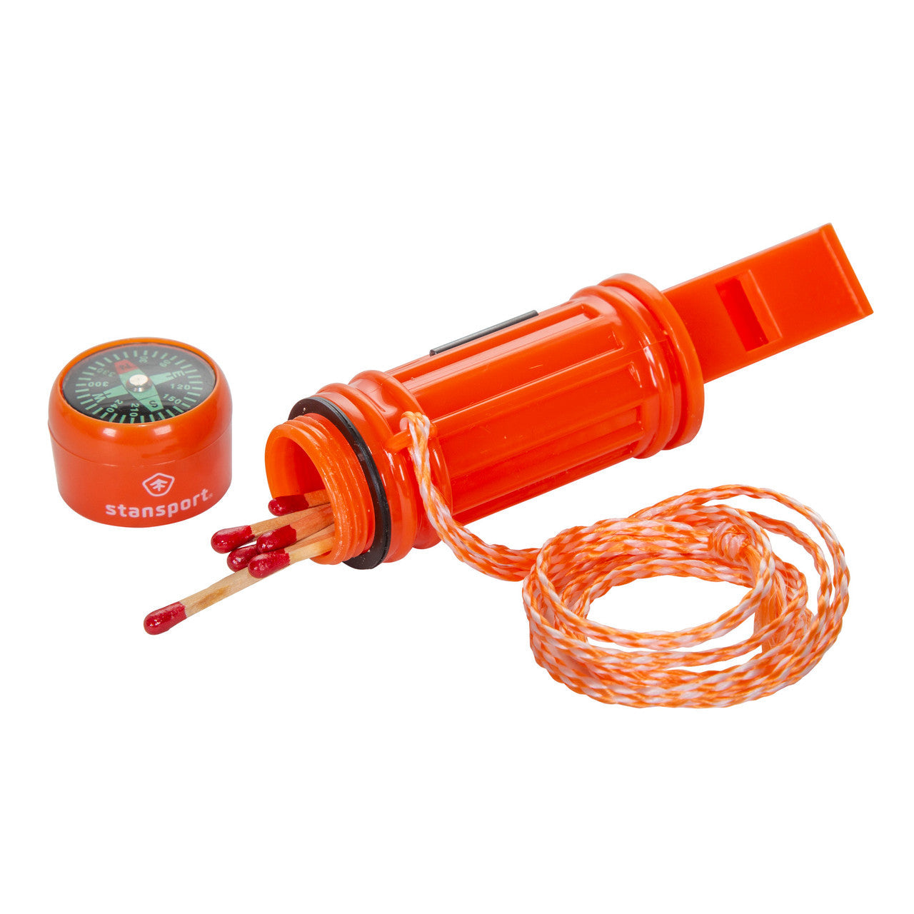 Stansport 5-IN-1 PLASTIC SURVIVAL WHISTLE