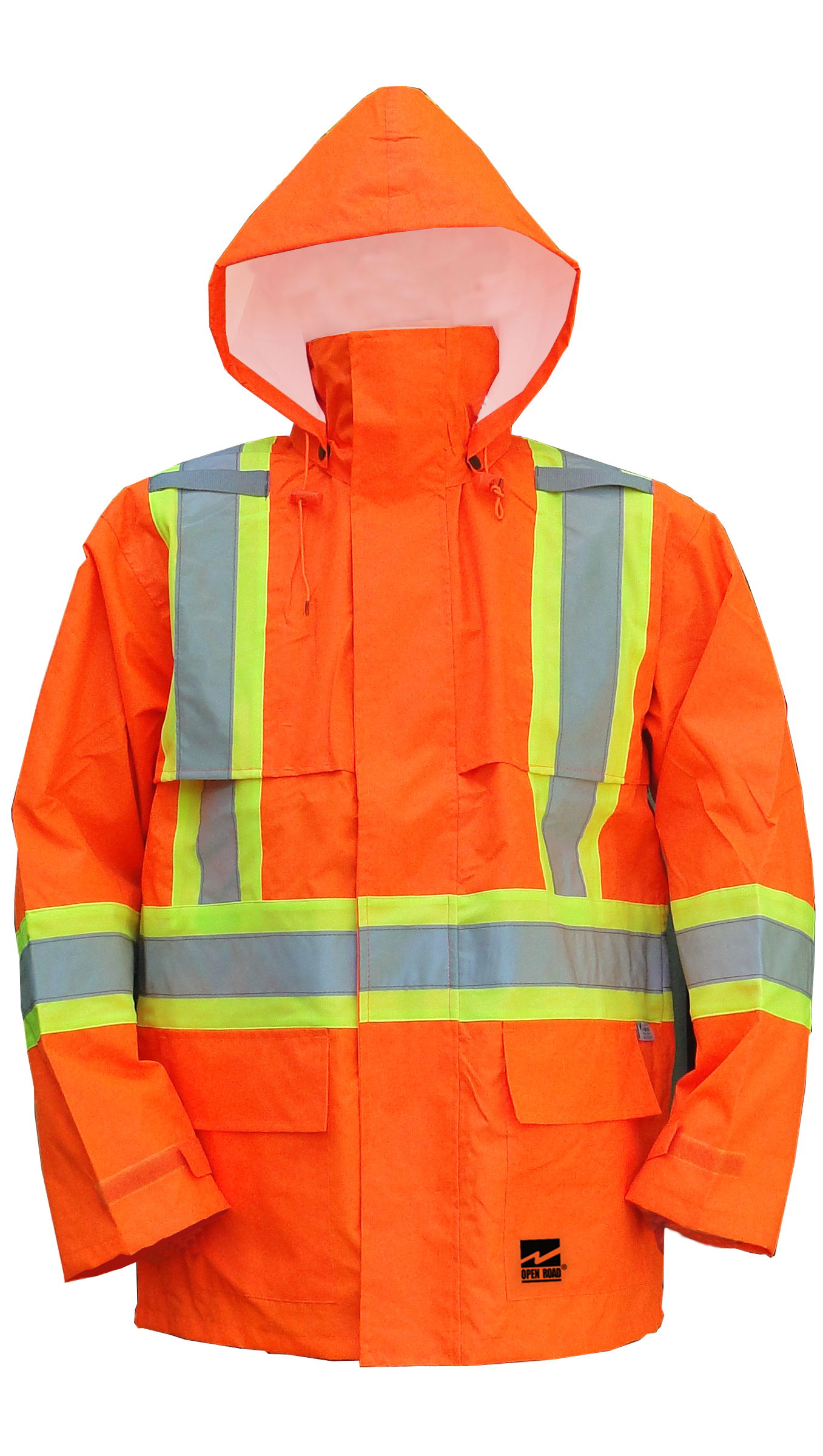 Open Road 150D Trilobal Ripstop Safety Jkt Orange