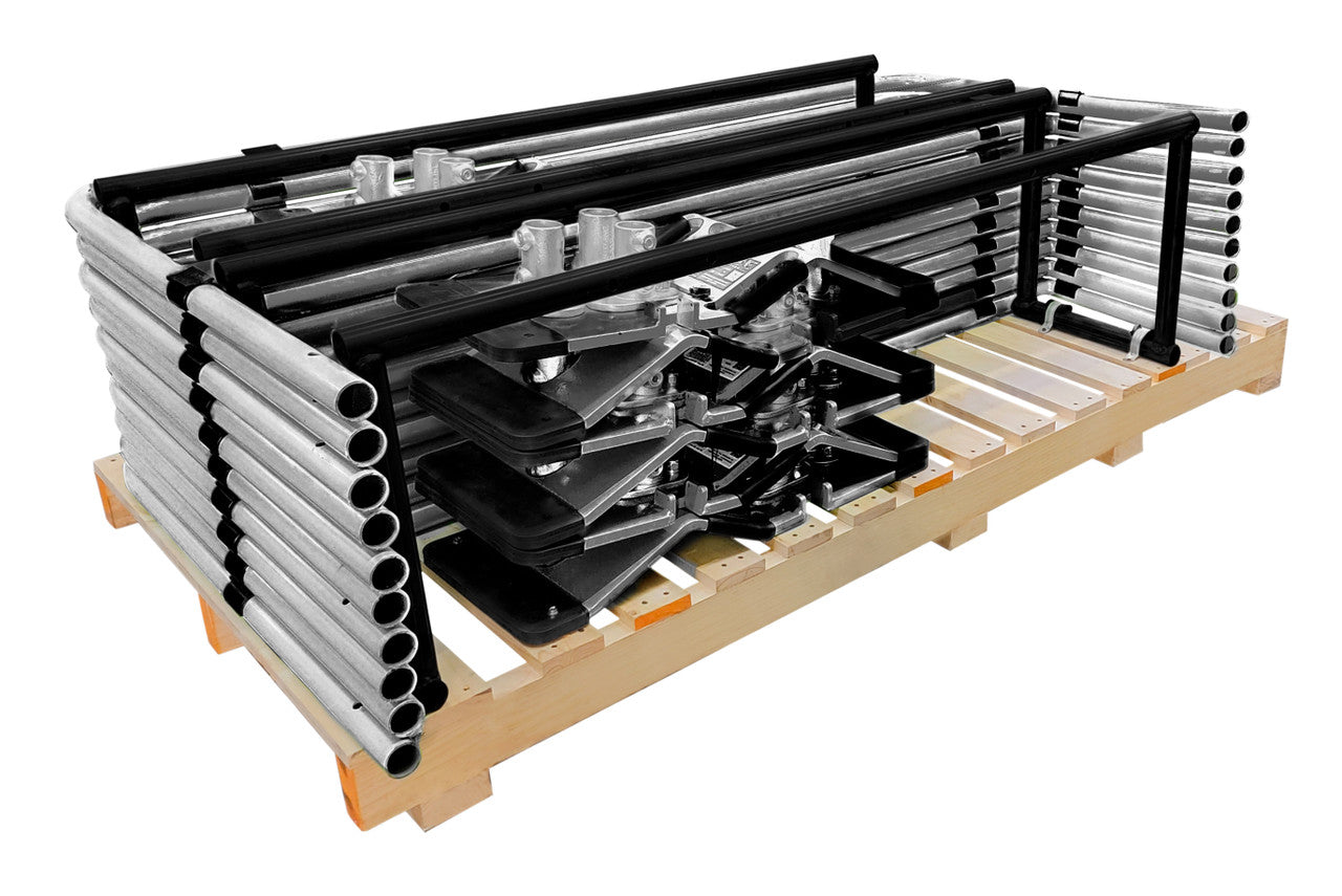 Frontline Universal 5' Guardrails with Bases Complete Kit (50')