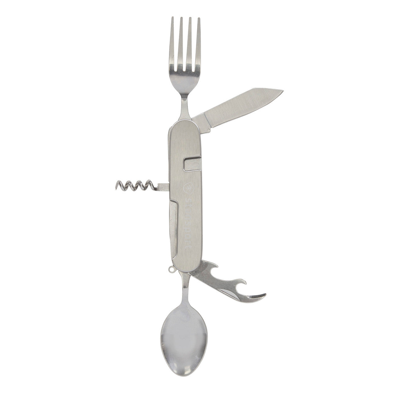 Stansport Folding Knife, Fork, Spoon Multi-Tool