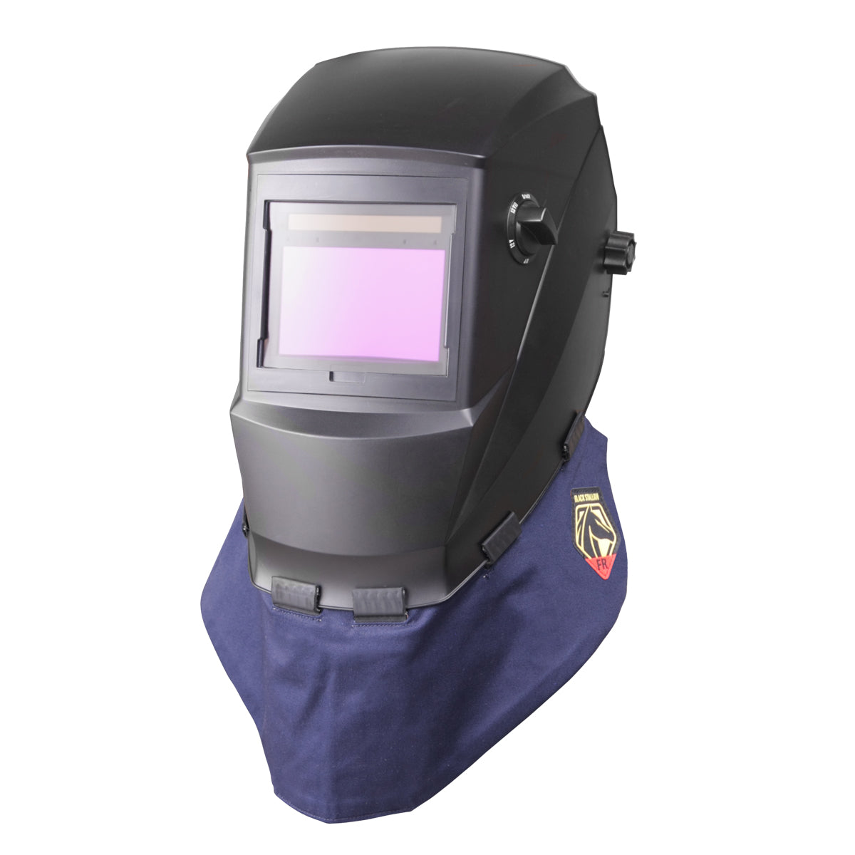 Black Stallion FR Wrap-Around Helmet Bib - AH2140-NS