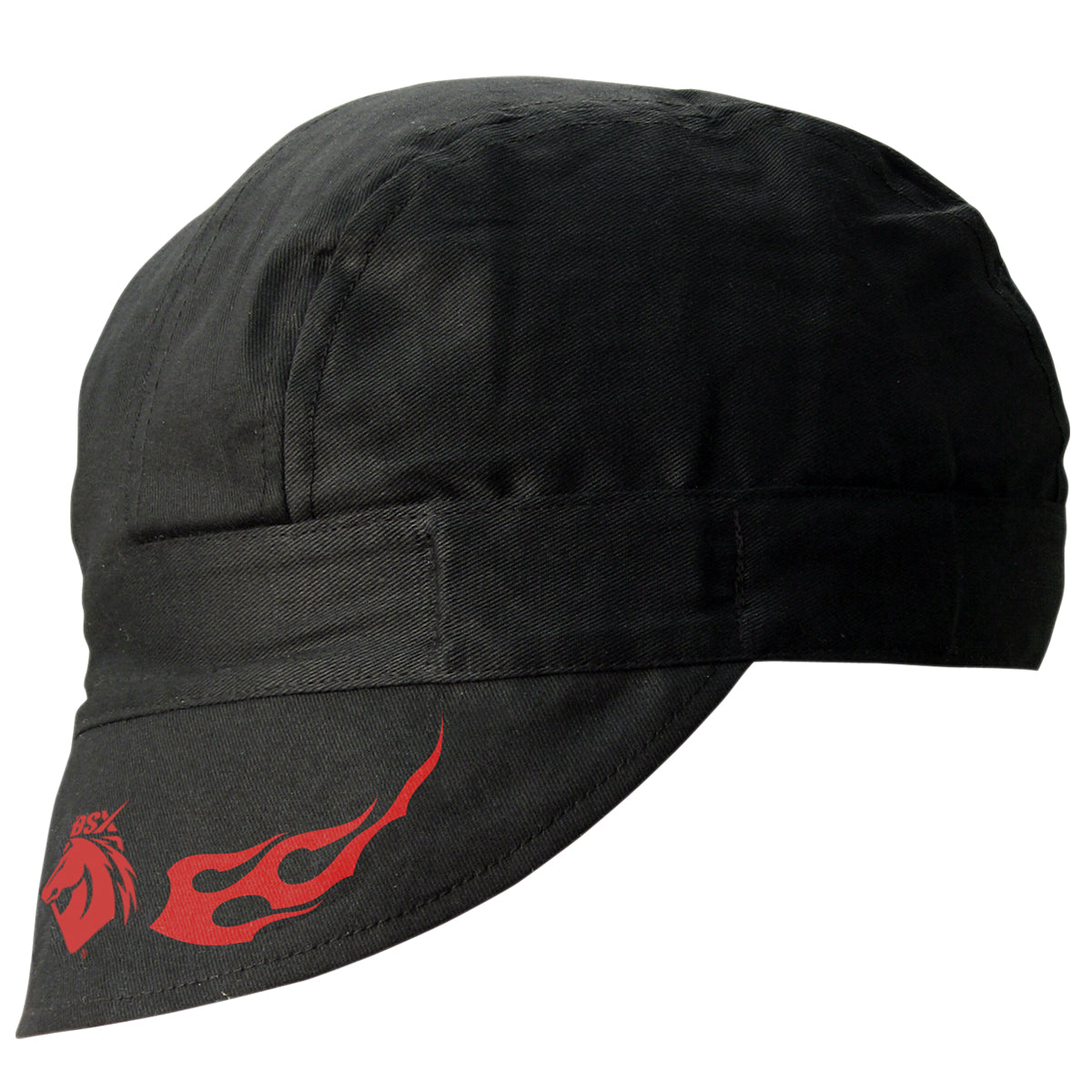 Black Stallion BSX® Cotton Welding Cap - BC5W-BK