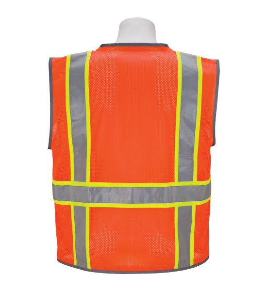 3A Safety - HEAVY DUTY SURVEYOR’S VEST C2120-C2121 Lime or Orane