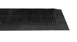 Superior Manufacturing 30" X 36" Black PVC NoTrax® Diamond Flex-Lok™ Anti Fatigue Floor Mat Tile