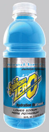 Sqwincher® ZERO 20 Ounce Flavor Ready to Drink Bottle Sugar Free/Low Calorie Electrolyte Drink (24 per Case)