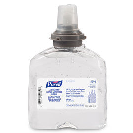 GOJO® 1200 ml Refill Clear PURELL® Fragrance-Free Hand Sanitizer