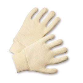 Protective Industrial Products Natural Large Standard Weight Cotton General Purpose Gloves Knit Wrist