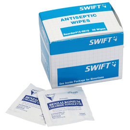 Honeywell 5" X 8" Antiseptic Wipes (20 Per Box)