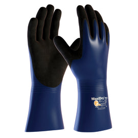 Protective Industrial Products X-Large MaxiDry® Plus by ATG® Nitrile Full Coated Work Gloves With Nylon Liner And Gauntlet Cuff