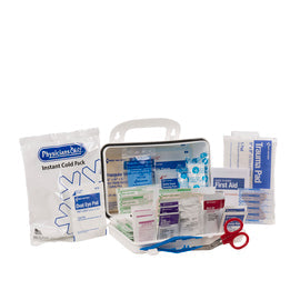 Acme-United Corporation White Plastic Portable Or Wall Mount 10 Person First Aid Kit