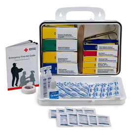 Acme-United Corporation White Plastic Portable Or Wall Mount 25 Person First Aid Kit