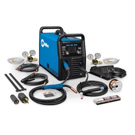 Miller Multimatic 220 Single Phase CC/CV Multi-Process Welder With 120 - 240 Input Voltage, Auto-Set Elite Technology, QuickTech Process Settings And Accessory Package