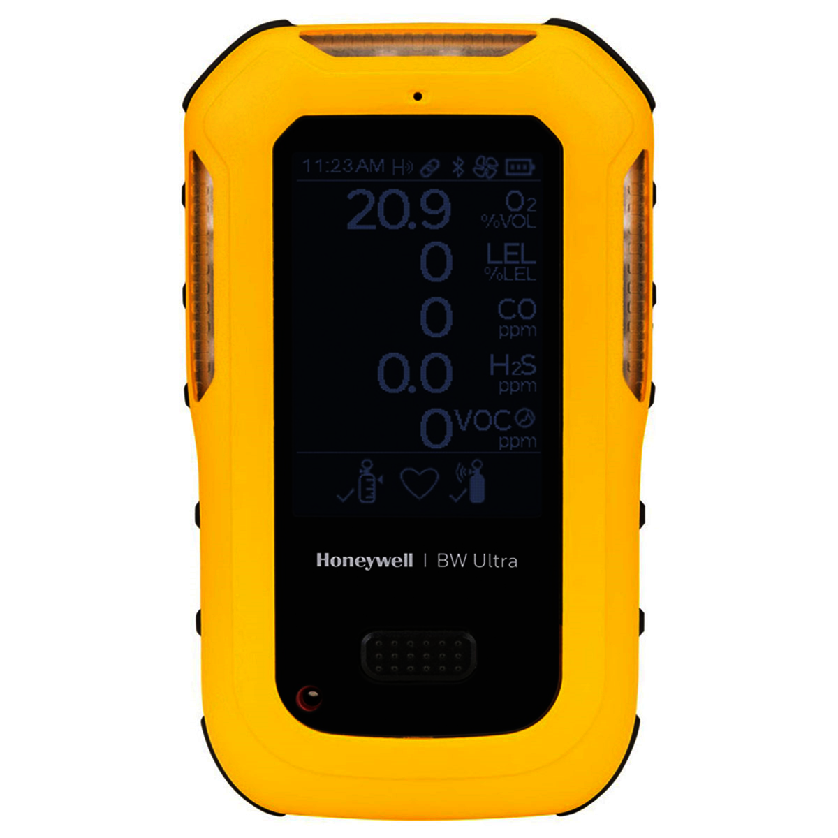 BW Technologies by Honeywell BW™ Ultra Portable Oxygen, Hydrogen Sulfide, Combustible Gas, Carbon Monoxide And Carbon Dioxide Gas Monitor-eSafety Supplies, Inc