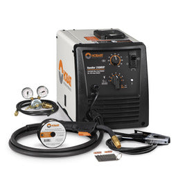 Miller Hobart/Handler 210 MVP Single Phase MIG Welder With 110 - 240 Input Voltage, 210 Amp Max Output And Accessory Package