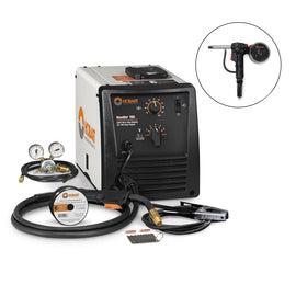 Miller Hobart/Handler 190/SpoolRunner 100 Single Phase MIG Welder With 230 Input Voltage, 190 Amp Max Output And Accessory Package