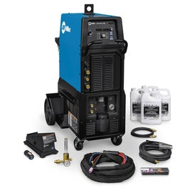 Miller Syncrowave 300 TIG Welder With 208 - 480 Input Voltage, 400 Amp Max Output, Coolmate 3S Coolant System, Wireless Foot Control And Accessory Package