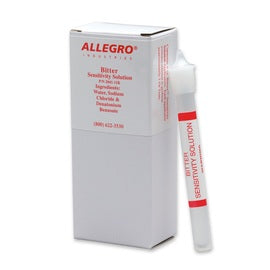 Glass Box of 6 Bitter (Denatonium Benzoate) Sensitivity Solution For Allegro® Disposable And Reusable Dust And Mist Respirator