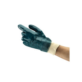 Ansell ActivArmr® Nitrile Coated Work Gloves With Interlock Cotton Liner And Knit Wrist