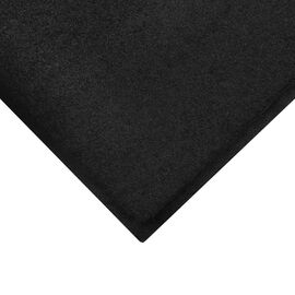 M+A Matting 3' X 10' Charcoal Nylon/SBR Rubber Brush Hog™ Floor Mat