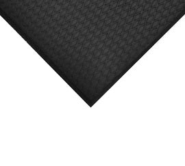 M+A Matting 2' X 40' Charcoal Nitrile/PVC-Blended Cushion Max™ Floor Mat