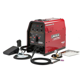 Lincoln Electric Precision TIG 225/Ready-Pak TIG Welder With 208 - 230 Input Voltage, 230 Amp Max Output, AC Auto-Balance, Micro-Start II Technology And Accessory Package